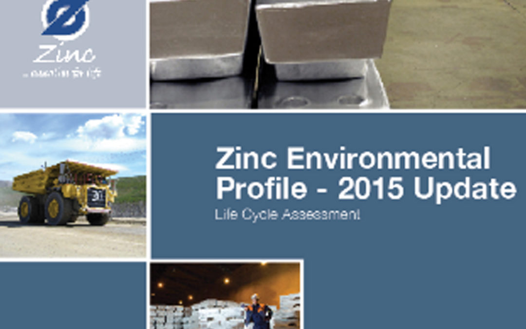 Zinc Environmental Profile – Life Cycle Assessment – 2015 Update