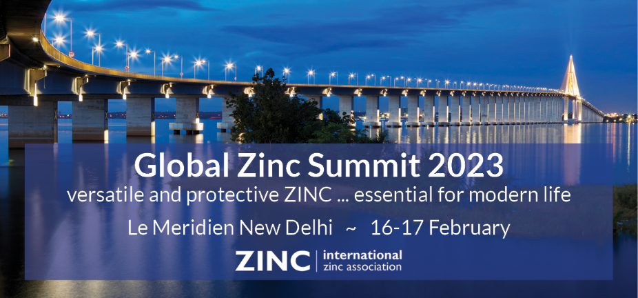 2023 Global Zinc Summit India Conference banner_926x