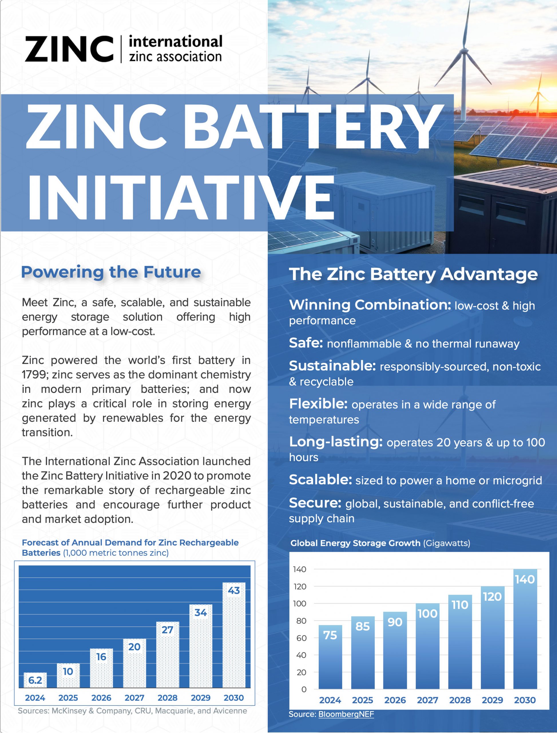 Zinc Battery Initiative Factsheet 2025
