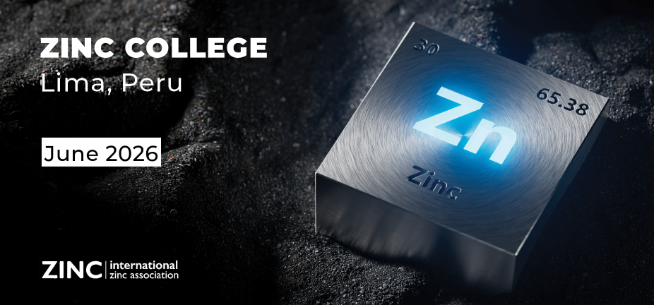 Zinc College 2026 banner_926px Upcoming Events - 2026 International Zinc & Zinc Oxide Conferences