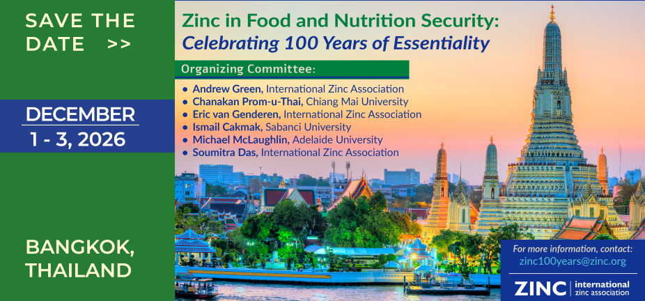 Upcoming Events - 2026 International Zinc & Zinc Oxide Conferences