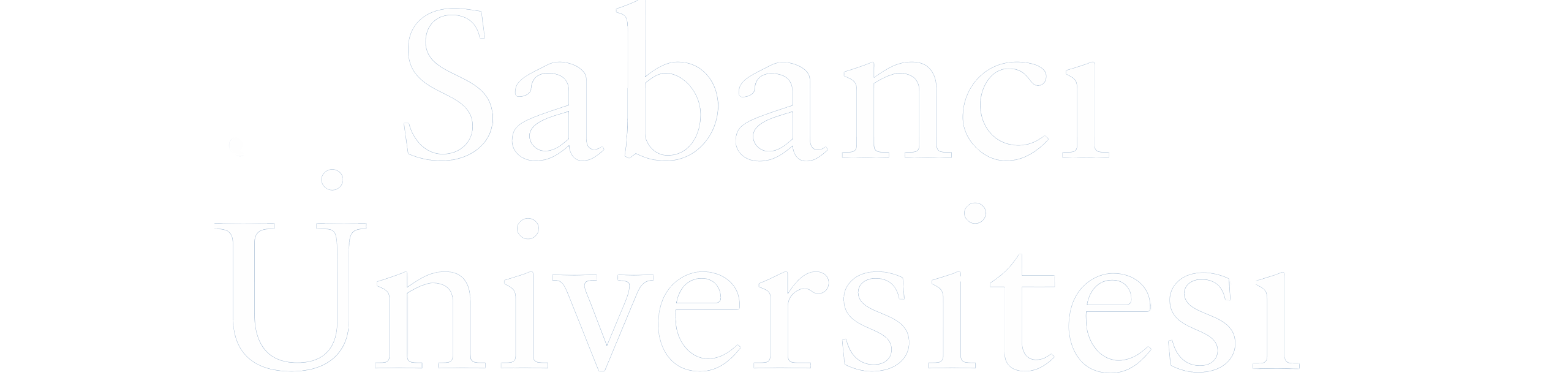 Sabanci Universiteti Logo