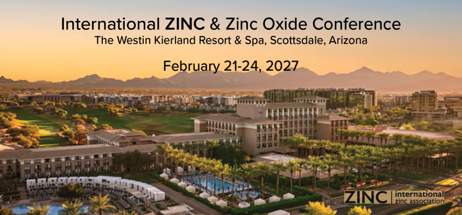 Upcoming Events - 2026 International Zinc & Zinc Oxide Conferences